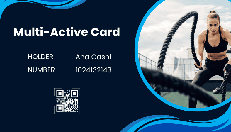 multi active card ladies version